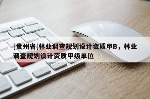 [贵州省]林业调查规划设计资质甲B，林业调查规划设计资质甲级单位