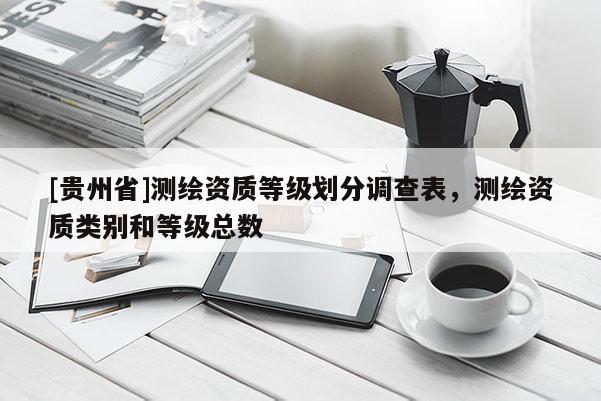 [贵州省]测绘资质等级划分调查表，测绘资质类别和等级总数
