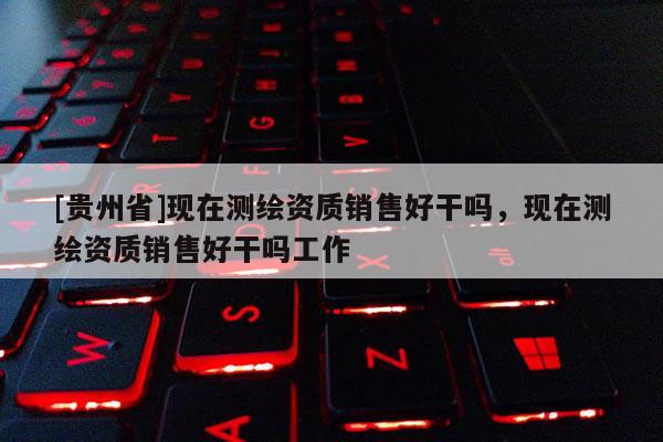 [贵州省]现在测绘资质销售好干吗，现在测绘资质销售好干吗工作