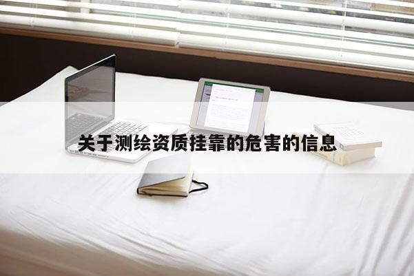 关于测绘资质挂靠的危害的信息