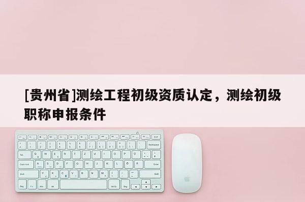 [贵州省]测绘工程初级资质认定，测绘初级职称申报条件