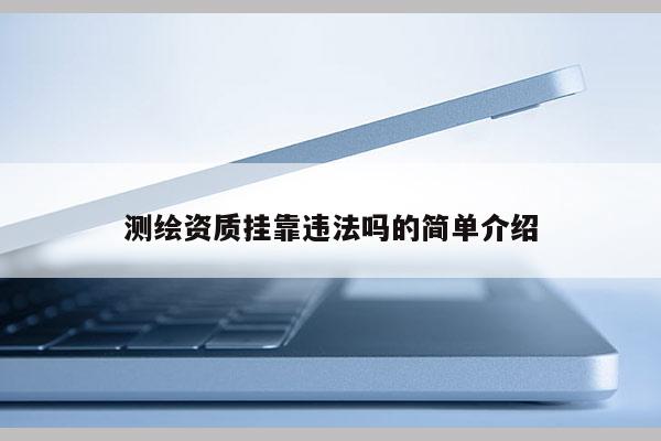 测绘资质挂靠违法吗的简单介绍