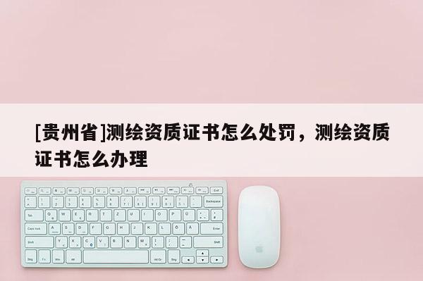 [贵州省]测绘资质证书怎么处罚，测绘资质证书怎么办理