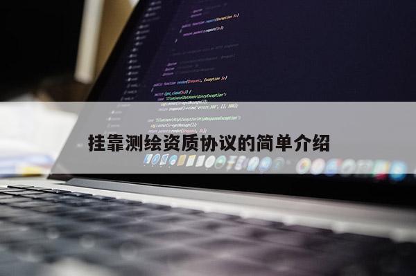 挂靠测绘资质协议的简单介绍