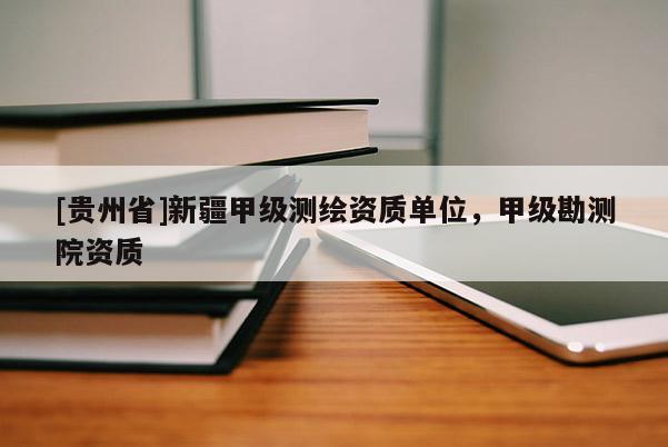 [贵州省]新疆甲级测绘资质单位，甲级勘测院资质