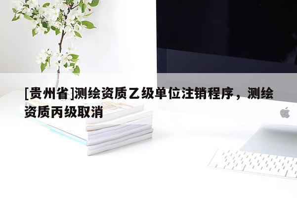 [贵州省]测绘资质乙级单位注销程序，测绘资质丙级取消