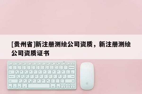 [贵州省]新注册测绘公司资质，新注册测绘公司资质证书