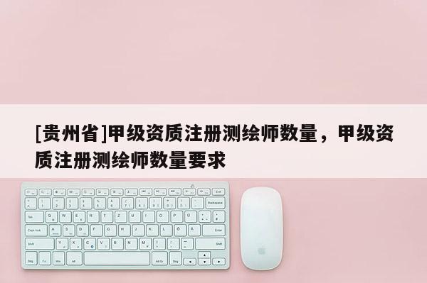 [贵州省]甲级资质注册测绘师数量，甲级资质注册测绘师数量要求