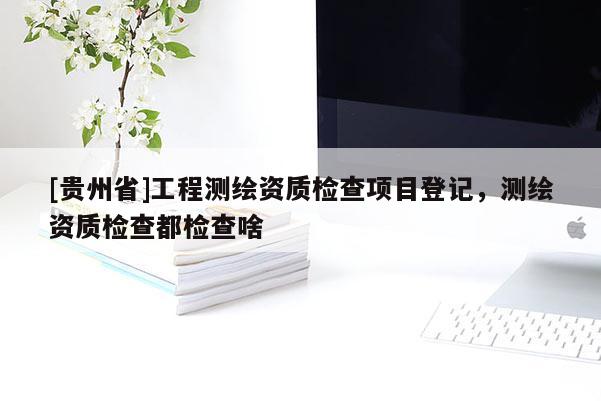 [贵州省]工程测绘资质检查项目登记，测绘资质检查都检查啥