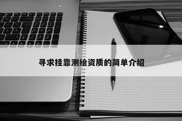 寻求挂靠测绘资质的简单介绍