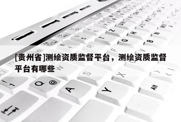 [贵州省]测绘资质监督平台，测绘资质监督平台有哪些