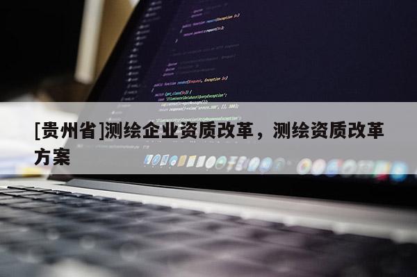 [贵州省]测绘企业资质改革，测绘资质改革方案